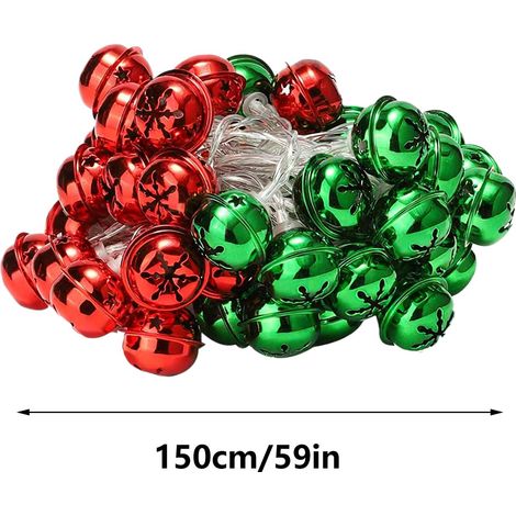 Campana luminosa – Stringa flessibile a LED impermeabile, decorazione per camino per le feste al chiuso, accessorio per centrotavola festivo, decorazione interattiva per feste di matrimonio, decorazio (1/4)