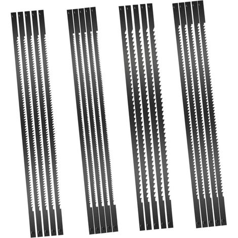 Lames de Scie à Chantourner avec Goupille 10 15 18 24 Dents pour Travail du Bois (1/4)