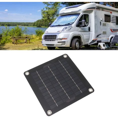 Kit pannello solare portatile da 10 W, caricabatterie e mantenitore di carica solare da 12 V per auto, moto e trattori -Crezuo