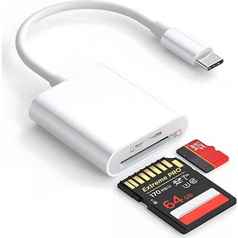 Adattatore scheda madre TF Type-C / USB-C Flera intelligente universale scheda di memoria compatibile con raccolta dati (1/5)