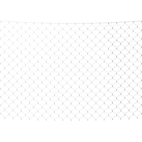 Red de luces LED decorativa 4 x 4 m 544 luces 8 funciones exterior interior de PVC blanco frío 020046766 (1/5)