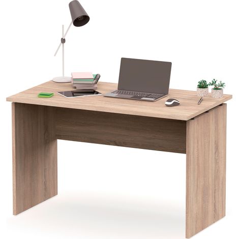 Briebe Zenith Escritorio, Mesa de Ordenador Oficina, Estudio 76 x 120 x 68 cm, Despacho, Habitación, Desk  Madera