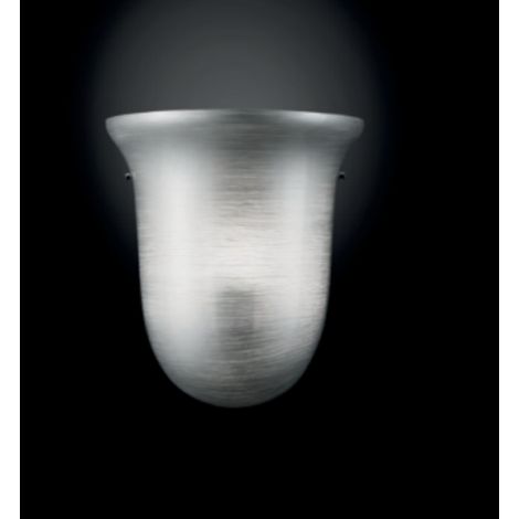 Lampada applique 1 luce 23 cm vetro soffiato 1xG9 220V CAMPANULA Silver