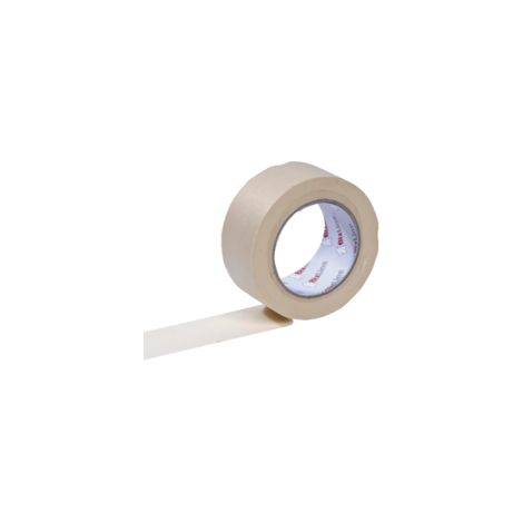 bizline 351060 | ruban de masquage 50 mm x 50 m x 0.125 mm crème