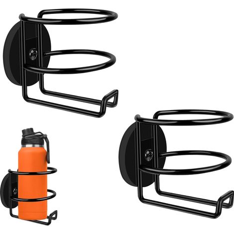 Lot de 2 Porte-gobelet Magnétique Porte Gobelet Voiture Support de Tasse et Bidon Adjustable Organisateur Tasse en Fer, Convient à Bouteilles d'eau Tasses Café, pour Bateau Voiture Bureau