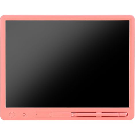 Tablette d'écriture LCD 15 pouces à énergie lumineuse, tableau de dessin électronique couleur rose (1/5)