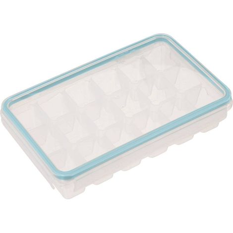 Eiswürfelbehälter mit Klickverschluss, Farbe blau - Cool (1/5)