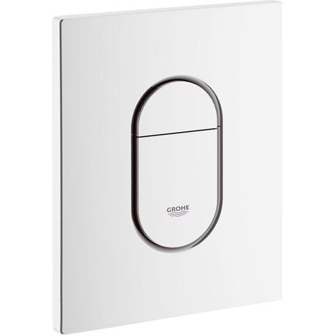 For 38844SH0 Arena Cosmopolitan Vertical Toilet Flush Plate Alpine White (1/4)