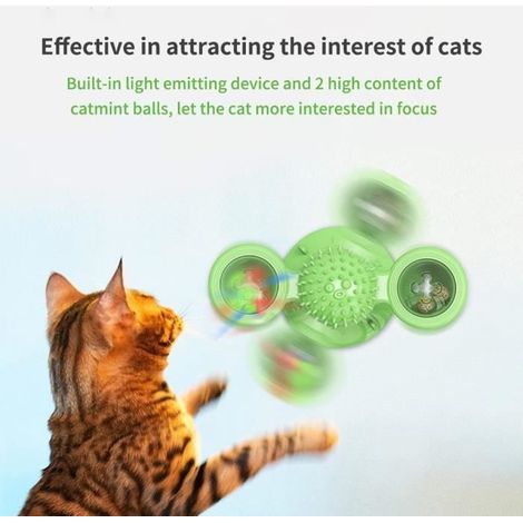 Twist moulin à vent jouet pour chat jouet auto-salut jouet préféré pour chat dépêchez-vous et achetez-Ywey (1/5)