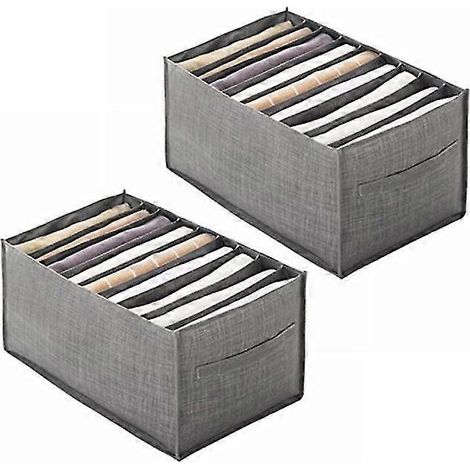 Schrank-Schubladen-Organizer für Hemden, Jeans, Hemden, Leggings, Kleiderschrank, Aufbewahrungssystem, Bo (1/3)
