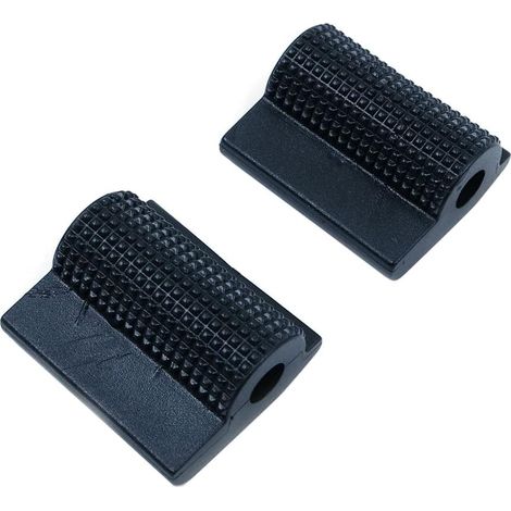 [NIE BENUTZT]Stück schwarze Gummi-Schaltpedalabdeckung, rutschfestes Design, 8 mm Innendurchmesser, Motorrad-Schutzzubehör (1/5)