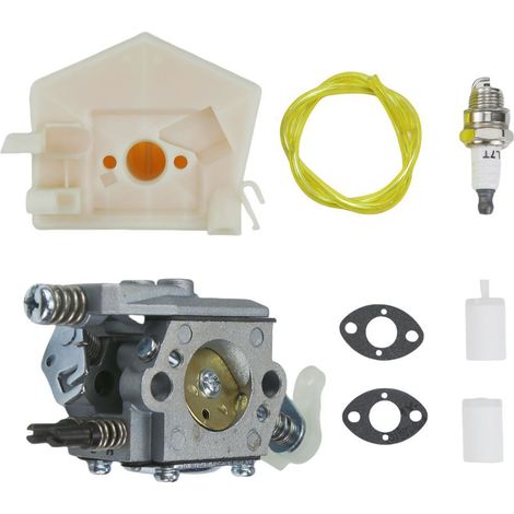 Lot de 2 carburateurs WT‑170 pour tronçonneuses Husqvarna 55 et 51 – Remplace WT‑170‑1, réf. 503281504 – Idéal pour l’entretien des chaînes de coupe (1/4)