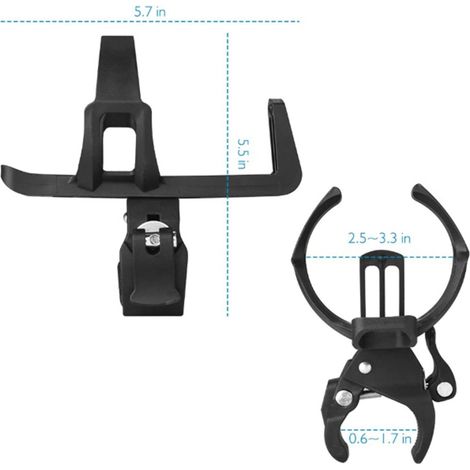 Support de bidon vélo rotatif à 360°, fixation rapide et universelle pour porte-gourde de vélo (1/2)