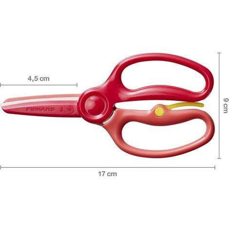 Tijeras de entrenamiento para niños a partir de 3 años - rojo FISKARS