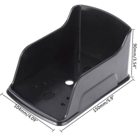 Couvercle Etanche - Pour Bouton Sonnette Sans Fil - Noir - ABS - 15 x 10 4 x 9 cm - 1 Piece (1/4)