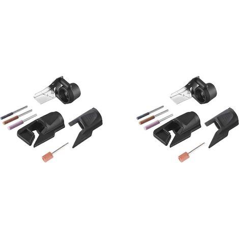 2X Attachment kit pour Sharpening extérieur Gardening outils pour Dremel outil Slow coupe tronçonneuse lames Easily