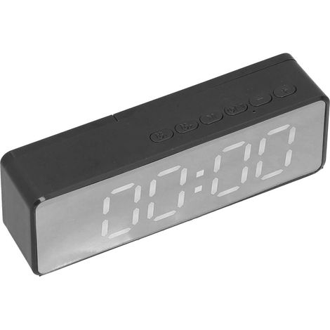 EG-010 Bluetooth-Lautsprecheruhr mit LED-Spiegel, tragbar, stoßfest für Schlafzimmer und Büro (1/5)