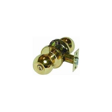 FPLUS pomo laton mod.281 llave-condena , Pomo mha llave y condena laton pulido 281-60/70
