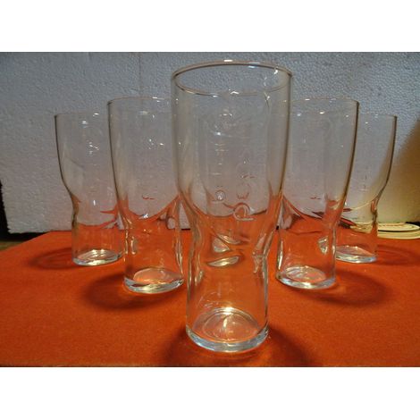 Pepsi - Lot de 6 verres 37 cl - Neufs