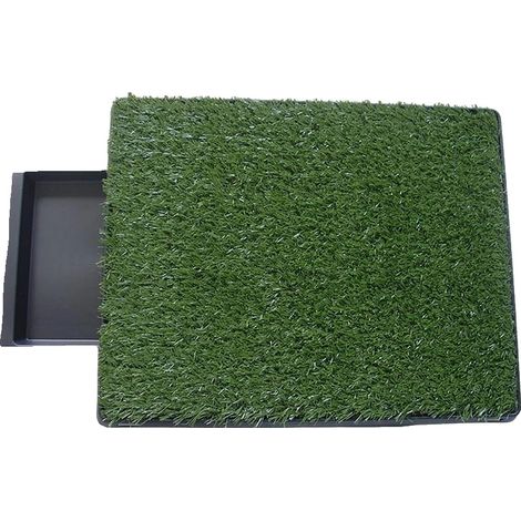 Toilette per cani, design portatile, facile da pulire, verde (1/2)