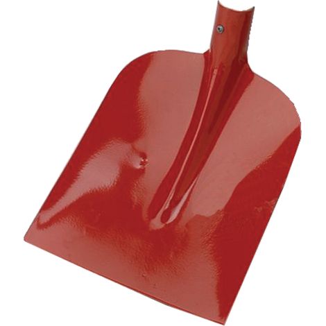 Holsteiner Schaufel IMPORT gehärtet rot, ohne Stiel, pulverbeschichtet