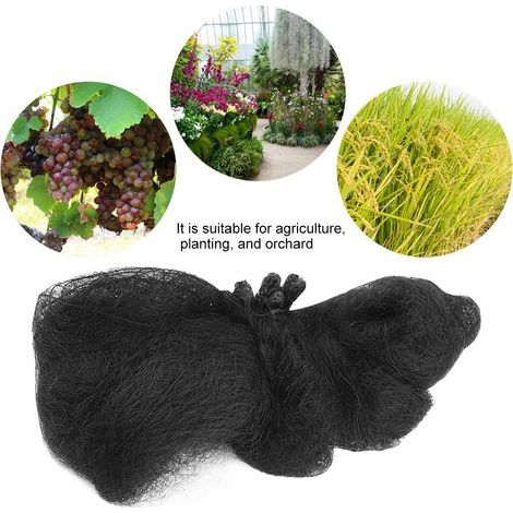 Schwarzes Nylon-Vogelnetz für Gärten, Obstplantagen, Teiche und landwirtschaftliche Nutzflächen (1/5)