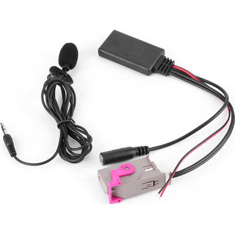 Adaptateur AUX Bluetooth 32 broches pour autoradio portable, compatible avec Audi A3, A4, A6, A8 et TT. (1/5)