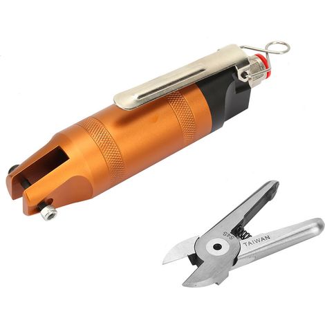 Ciseau pneumatique industriel HS10-S4S pour coupe de fil métallique 1.0-1.6 mm, outil à air comprimé pour tôle et câble. (1/5)