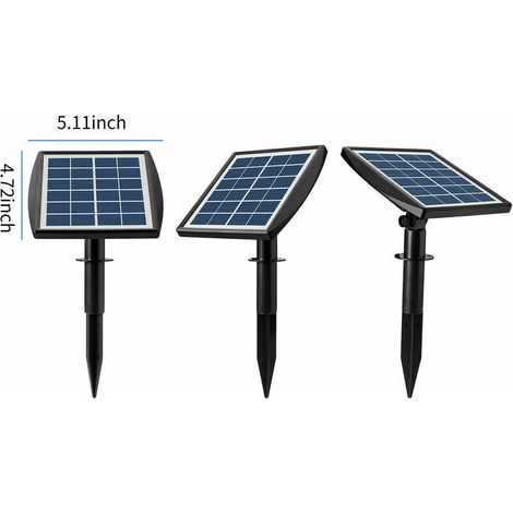 Aeratore solare 6V 2W con tubo 2,4m e 2 pietre a bolle - Per acquari, piscine e stagni (1/3)