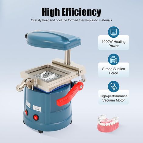 Dental Vacuum Forming Machine, 1000W Dentallabor Vakuum Dental Forming Machine, Dental-Vakuumformmaschine Dental Vakuum-Tiefziehgerät Thermoforming Maschine