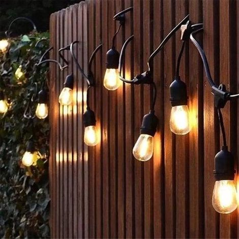 Progarden Girlanda 20 LED bianco 12,5 m luce decorativa