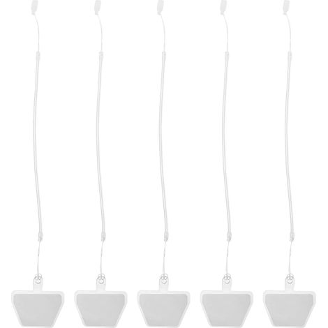 Lot de 5 Cordons élastiques pour Stylets tactiles, 37 cm (14,6 Pouces), Porte-Stylet Anti-Perte en Spirale avec Languette, Cordon pour de Dessin pour tablettes et Smartphones (1/5)