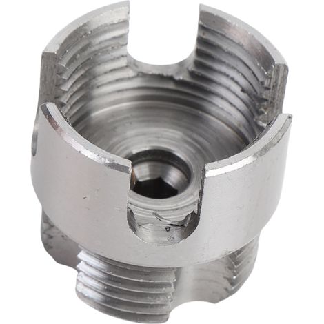 2 jeux d'outils de filetage G1 avec tige hexagonale de 1/4 pouce pour filetage interne et externe de tuyaux PVC PPR (1/5)