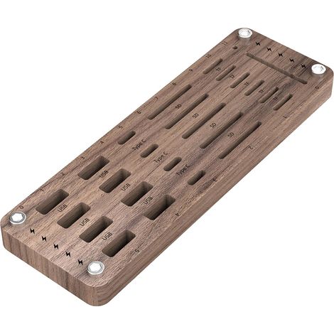 SDTF Holzaufbewahrungsbox für CF-Speicherkarten, Schreibtisch-Organizer, SIM-Karten- und USB-Stick-Halter. (1/5)