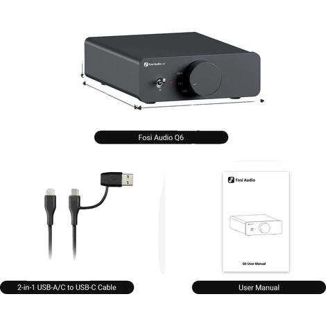 Audio DAC, XMOS XU316 Chipset, Hochauflösende Wiedergabe, Q6 (1/2)