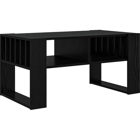 Table basse Chêne noir 92 x 49,5 x 45 cm Bois d'ingénierie