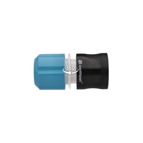 Cellfast Conector de Manguera Stop ENERGO™ 3/8", Conexión de Dos Extremos de mangueras, Material PC/ABS, Diseño ergonómico, 53-121