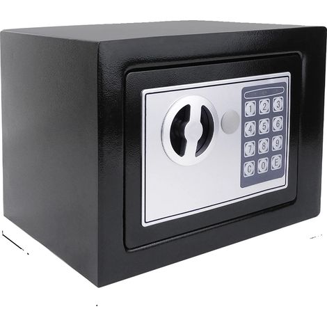 Caja fuerte digital, cerradura segura, almacenamiento de alta seguridad, 4,6 L - NEGRO (1/2)