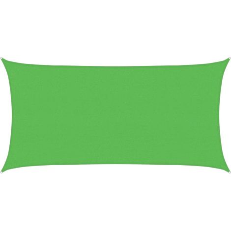 Maison Exclusive - Vela Parasole 160 g/m² Rettangolare Verde Chiaro 2,5x5 m HDPE