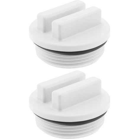 2 Pièces 1,5 Pouces Bouchon de Vidange de Filtre de Piscine Bouchon de Retour d'hiver Bouchon de Buse de Piscine avec Joint Torique pour Arrêter Les Problèmes de Fuite et de débordement (1/5)