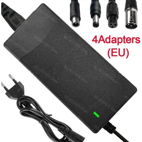 Caricabatterie universale da 42 V 2 A per batterie al litio, compatibile con monopattini elettrici e autobilanciantiqq-XM3-ROG (1/4)