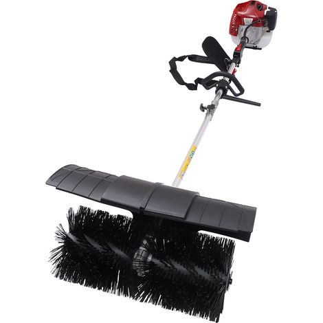 Balayeuse à main à essence 52 cm3 pour pelouse, souffleur, équipement de nettoyage de jardin, brosse pour gazon artificiel 1,7 kW (1/5)