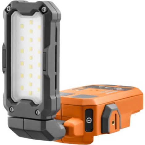 Lampada LED AEG 18V a testa pieghevole - 850 Lumen - Non richiede batterie o caricabatterie - BML18-0