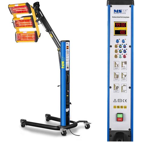 Lampe infrarouge carrosserie - 3300 watts - de 3 émetteurs (1/5)
