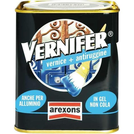 Smalto Antiruggine Vernifer Arexons 4876 Grigio Scuro Brillante Ml 750 (1/3)