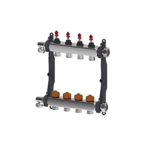 Roth Heizkreisverteiler Thermaset m.DFA HK 12/absperrbar/Edelstahl