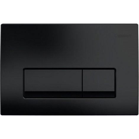 Geberit Delta50 - Placca di comando, nero opaco 115.119.14.1