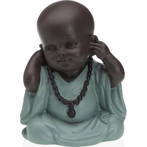 Deko-Figur Versa Buddha 6,5 x 10 x 8,5 cm