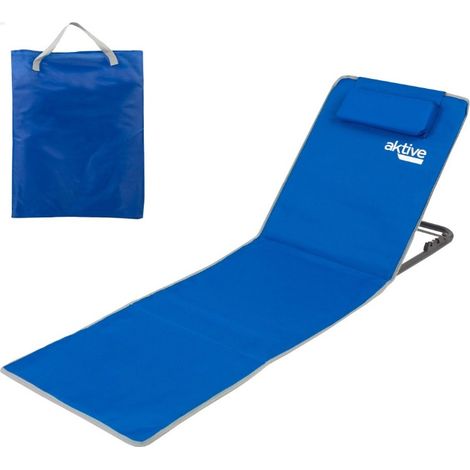 Aktive Alfombrilla de playa plegable azul cómoda y portátil (1/5)