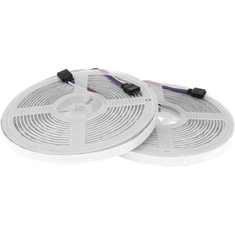Bande lumineuse 300 LED SMD5050 12 V IP65 RGB à éclairage multicolore avec télécommande 24 touches (1/5)